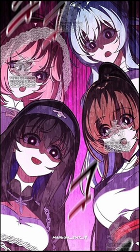 four waifu's choose one 🤣 finally retribution 🤧#webtoon #manhwa #shortvideos #shorts