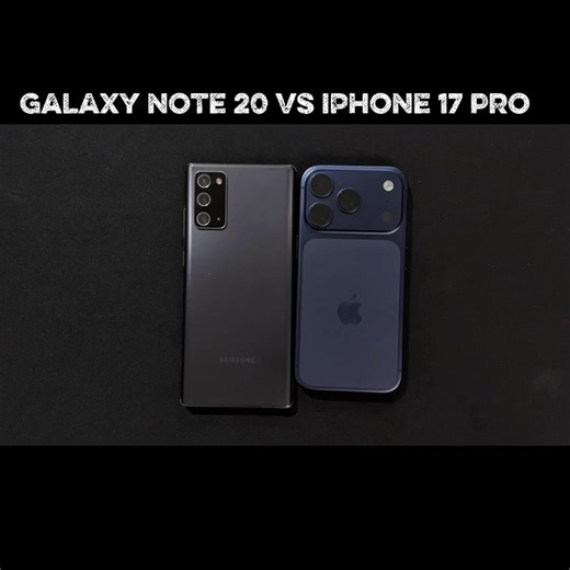 Galaxy NOTE 20 vs iPhone 17 PRO - BOOTUP Test!! #shorts