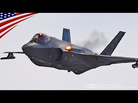 F-35A Lightning II's 25mm Cannon Strafing Run Training