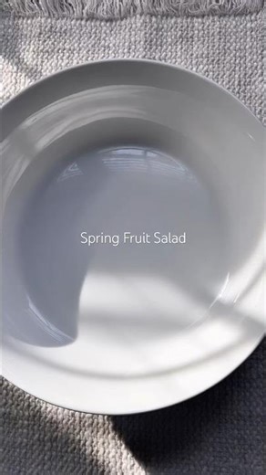 A simple spring fruit salad #snacks #fruitsalad #fruitsaladrecipe