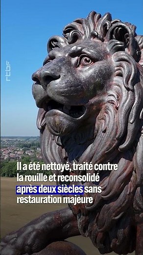 Braine-l'Alleud : la butte du lion de Waterloo a fait peau neuve #rtbf #reels