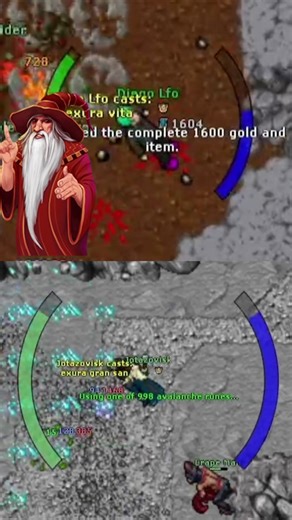 Comparativo: Mago Vs Arqueiro em Tibia