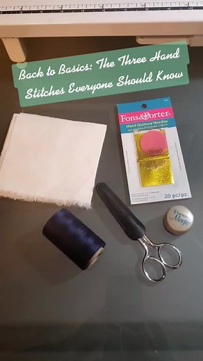 Essential Hand Sewing Stitches Tutorial