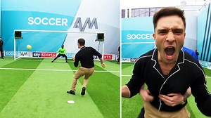 1.4M views · 5.1K reactions |  Soccer AM Pro AM  ️ Ed Westwick hits a TOP BINS at first attempt  Steve Walsh smashes home a volley  Natalie Pinkham shows us her best goal celebration | Soccer AM | Facebook