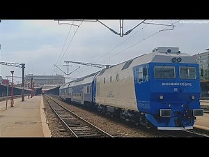 Locomotiva GM-834 la al doilea drumuri după RR, tractând trenului R9205.
