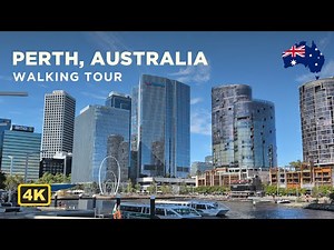 Perth, Australia - Walking Tour [4K]