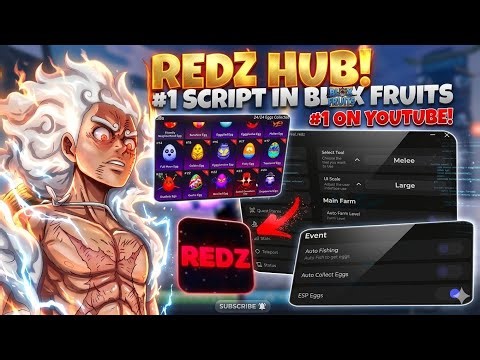 Blox Fruits Script REDZ HUB V2 (NO KEY) | Auto Farm Max Level, Sea Events & Mirage Finder 2026
