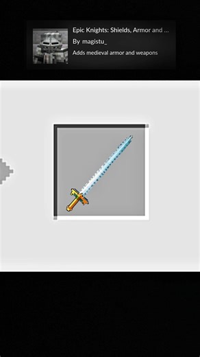 crafting knight sword moment #minecraft #shorts #youtube