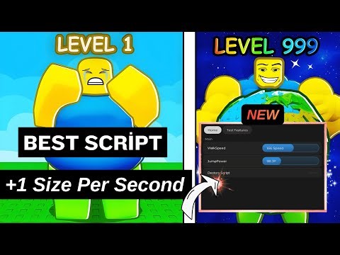 +1 SIZE PER SECOND SCRIPT | JUMP POWER | Walk Speed | And & More