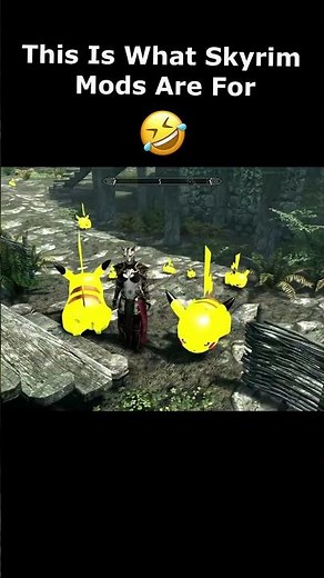 This Is What Skyrim Mods Are For!!! 🤣 #skyrim #elderscrolls #shorts