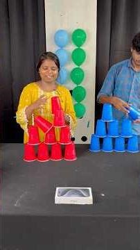 Sis vs bro galas pramid balloons pop glass drop ball ring steel ball flip Ludo win iPhone132#shorts