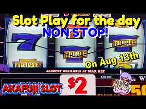 NON STOP🤩Show all the day's slot play🤩 High Limit Slots Jackpot Handpays YAAMAVA CASINO 赤富士スロット