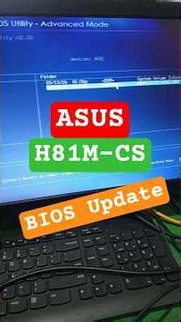How to Update ASUS H81M-CS Bios #asus #biosupdate