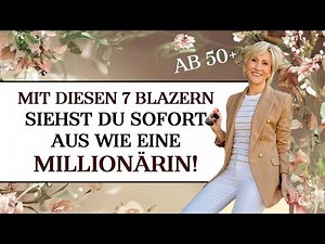 With these 7 blazer combinations, every woman over 50 looks like a millionaire