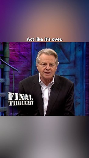 “Don’t just say it’s over, act like it’s over.” #JerrySpringer #tv #clips | The Jerry Springer Show