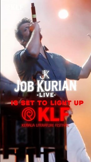 Job Kurian is set to light up KLF | Kerala Literature Festival 2026🔥 #dcbooks #klf