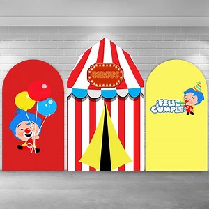 Circus Backdrop Cover, Plim Plim Circus Cover, Banner Circus for Party, Polyester Cover Double Sizes Printed - Etsy Australia