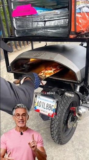 He created an entire restaurant on a motorcycle and it's working incredibly well. #businessidea #...