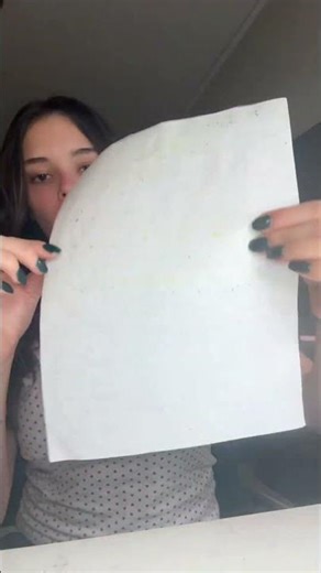 She Used a Micro Cheat Sheet for Her Exam 😳📄