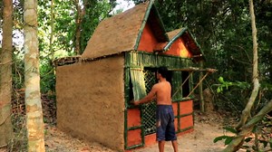 Building a Secret Underground Mud House in 7 Days!