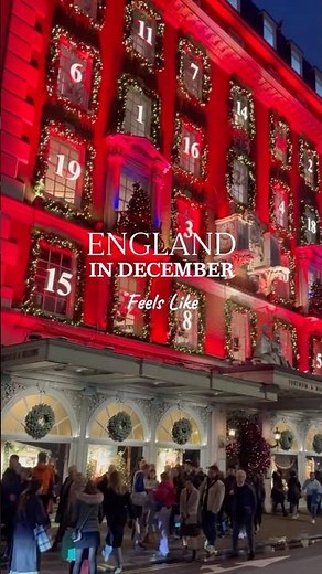 It’s almost Christmas in London✨🎄 The Magic of England in December #chrsitmas #christmasinlondon