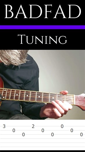 BADFAD Tuning - Dark, Beautiful Acoustic Instrumental #alternatetunings #acousticguitartabs
