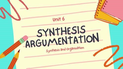 AP English Lang Podcast: Synthesis Argumentation (Reasoning & Org) - Unit 6 CED