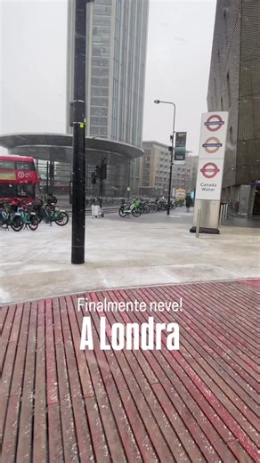 Finalmente neve! #neve #londra