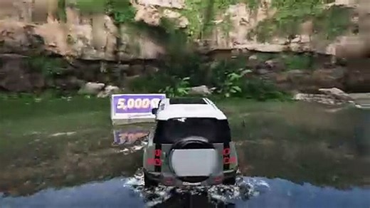 Defender Finds a Hidden Waterfall 😳 | FH5 Cinematic Offroad 4K