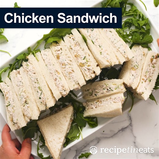 🚨NEW RECIPE ALERT🚨 Never underestimate the power of GREAT chicken sandwiches! My secrets? Fresh dill, a handful of walnuts and shred the chicken really finely using a stand-mixer or electric beater. Yes, really! ⬇️ LINK TO RECIPE ⬇️ https://www.recipetineats.com/chicken-sandwiches/ | RecipeTin