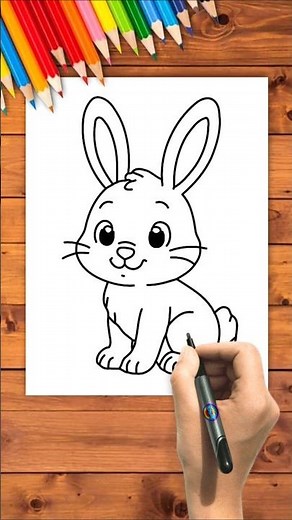 How to Draw a Cute Rabbit | Easy Drawing Tutorial for Kids