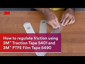 Increase or Reduce Surface Friction with 3M™ Engineered Industrial Tapes