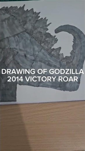 Draw a Godzilla 2014 of the Victory roar