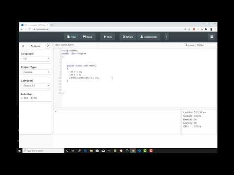 Division Example in C#