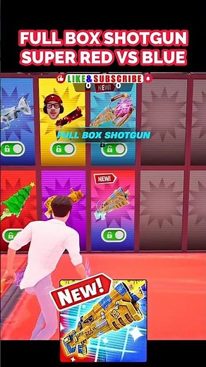 I LEAKED FULL BOX SHOTGUN IN SUPER RED VS BLUE