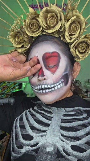 Maquillaje Halloween #makeup #makeupartist #makeuptransformation #makeuptransition