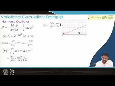Variational Method: Applications - I #swayamprabha