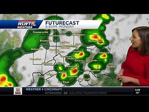 Scattered downpours return to Cincinnati this afternoon