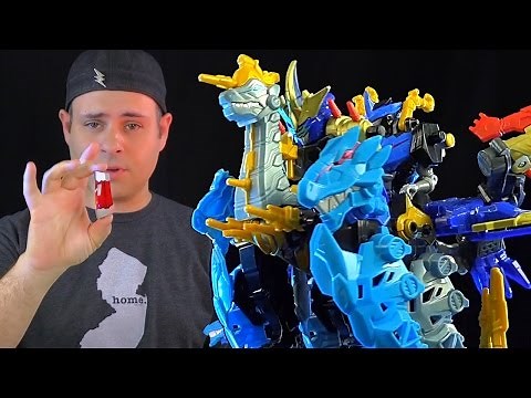 Power Rangers Dino Super Charge Zord Armor Toy Review!