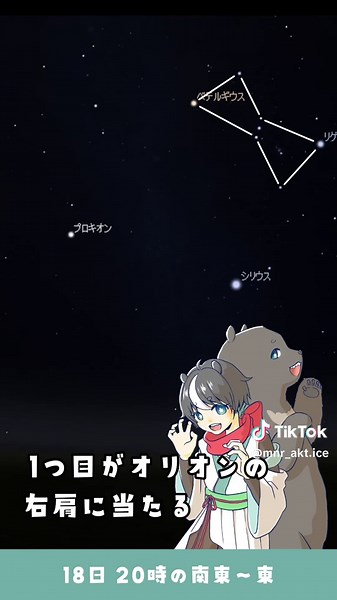 冬の夜空と星座の魅力を探る動画