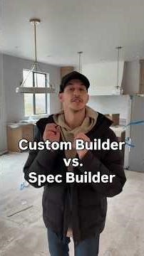 The difference between a custom and a spec builder🏡 #buildup #realestate #develop #511
