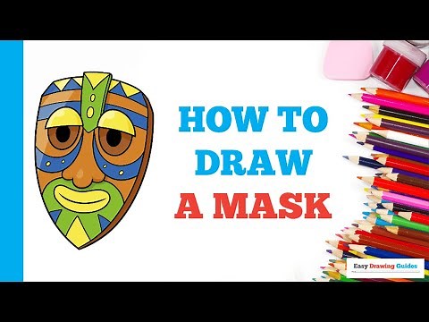 How to Draw a Mask: Easy Step by Step Drawing Tutorial for Beginners