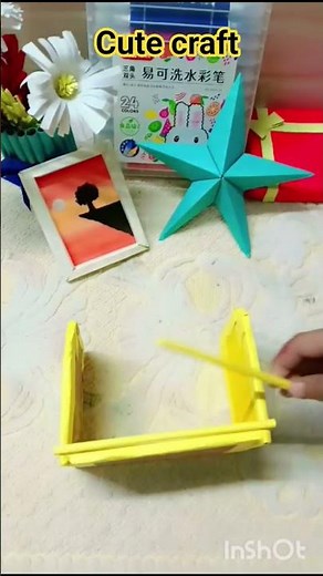 DIY chest idea with paper sticks ll easy paper craft ll best use of box ll bestcraft