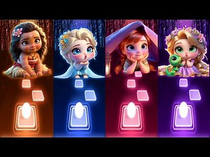 Moana How Far I'll Go | Elsa Let It Go | Anna Do You Want to Build a Snowman | I See the Light Songs