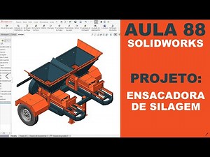 AULA 88 | CURSO: SOLIDWORKS NA PRÁTICA | PROJETO: Ensacadora de Silagem Dupla #solidworks