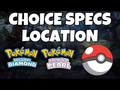 How To Get The Choice Specs In Pokemon Brilliant Diamond & Shining Pearl | Pokemon BDSP Tutorial