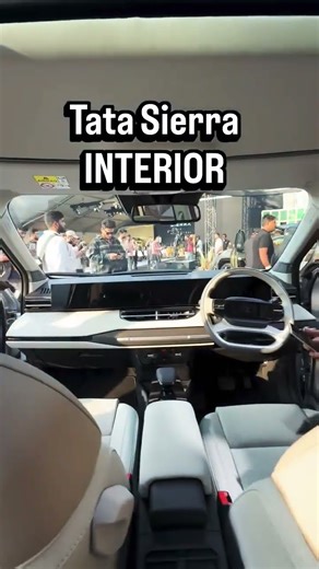 tata sierra interior || tata sierra 2025 || tata sierra #trendingshorts #newlaunch2025 #sunroofcar