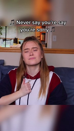 ASL Cover of ‘Never Say You’re Sorry’ by @giadora !! ps. obviously i did it w my mom (full thing on youtube- in bio) ❤️🥺