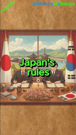 History at a Glance -1910 Japan-Korea Treaty - Japan Takes Over Korea #history #historicalevent