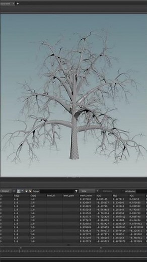 How to create Tree Simulations #houdini #unrealengine #simulation